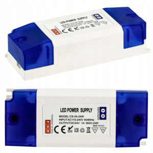 Zasilacz LED meblowy 1A 24W IP20 24V
