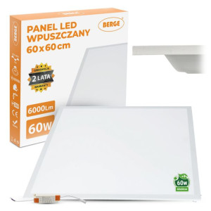 Lampa Panel LED 60x60 Wpuszczany Kaseton 60W