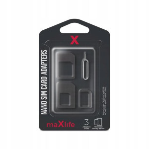 Maxlife adaptery do karty SIM Nano SIM Micro SIM