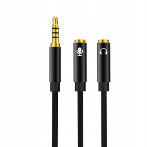 XO kabel audio jack - jack 3,5mm mikrofon 0,23 m