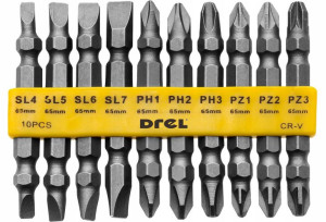 Bity dwustronne Drel 65mm- 10 sztuk