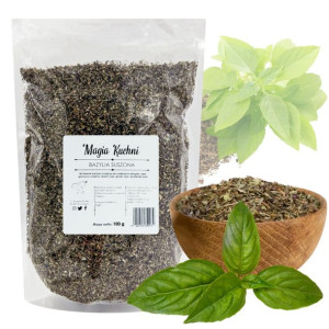 BAZYLIA SUSZONA 100g NATURALNA aromatyczna