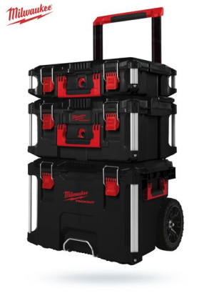 Zestaw wózek kufer skrzynie MILWAUKEE PACKOUT 123