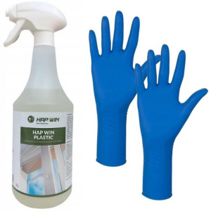 Płyn Do Plastiku 1L Plastic + Mocne Rękawice M 4 szt