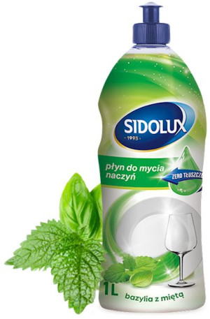 -sidolux Płyn Do Naczyń 1l - Bazylia Z Miętą