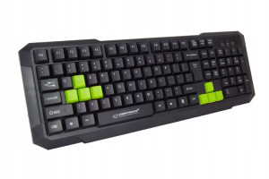 Klawiatura przewodowa gamingowa USB mechaniczna