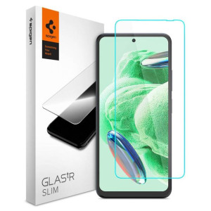 Szkło hartowane Spigen GLAS.tR Slim Xiaomi Redmi Note 12 5G/POCO X5 5G Clea