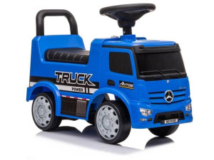 Jeździk Mercedes Antos 656 Niebieski  Dźwięk Klakson Reflektory Światła