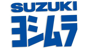 Wycinana naklejka SUZUKI YOSHIMURA niebieska