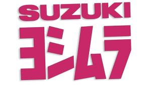 Wycinana naklejka SUZUKI YOSHIMURA różowa
