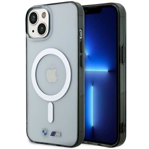 Etui BMW BMHMP14MHCRS Apple iPhone 14 Plus transparent hardcase Silver Ring