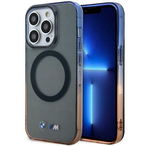 Etui BMW BMHMP14XHTGE Apple iPhone 14 Pro Max szary/grey hardcase Gradient