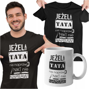 Koszulka Dla Taty Prezent Dla Ojca Tata Z Kubkiem