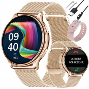 Smartwatch Damski Dla Kobiety Ciśnienie Rozmowy Pl