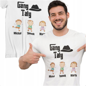 Koszulka Dla Taty Gang Taty Z Imionami Dzieci