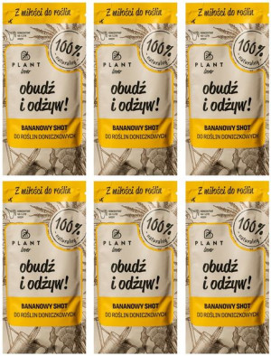Plant Lover Obudź i Odżyw 50ml z banana 6szt