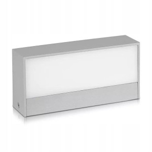 V-tac Oprawa Ścienna Led Szara 9w Góra Dół 4000k