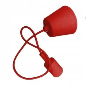 V-tac Lampa Wisząca Zwis Czerwona E27 Vt-7228