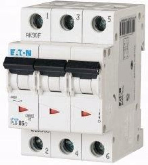 Wyłącznik Nadprądowy 3p 6a 6ka Ac Pl6-c6/3 Eaton