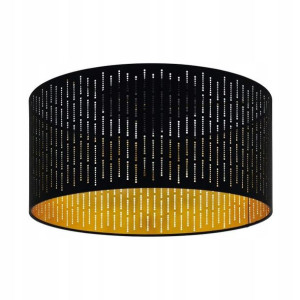 Lampa sufitowa VARILLAS czarna,złota E27 98311Eglo