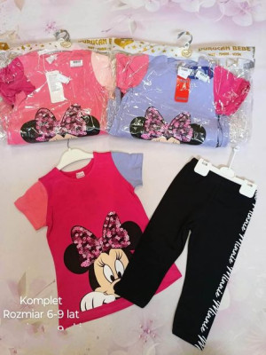 Komplet Minni lato kolor fioletowy 128