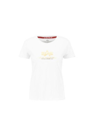 Koszulka Alpha Industries Basic Wmn Foil Print 196051FP-529 XS