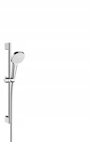 Hansgrohe Zestaw prysznicowy drążek chrom biały 65