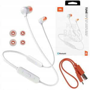 Słuchawki Bezprzewodowe Douszne Jbl T115bt Białe