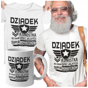 Koszulka Dla Dziadka Prezent Świąteczny Militarna