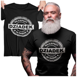 Koszulka Dla Dziadka Prezent Świąteczny Certyfikat