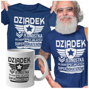 Koszulka Dla Dziadka Prezent Świąteczny Militarna