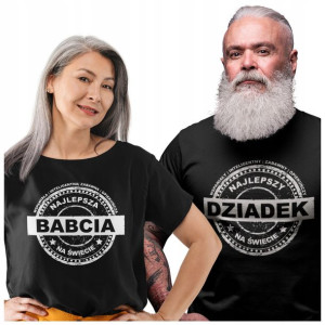 Prezent Dla Babci I Dziadka Zestaw Koszulek 2pak