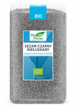 Sezam Czarny Niełuskany Bio 1 Kg - Bio Planet