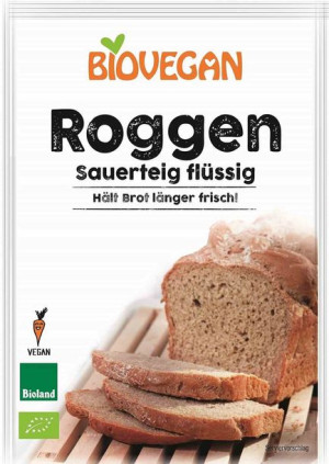Zakwas Chlebowy Żytni W Płynie Bio 150 G - Biovegan