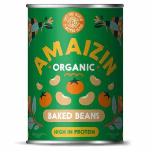 Fasolka W Sosie Pomidorowym Bezglutenowa Bio 400 G (puszka) - Amaizin