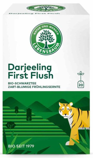 Herbata Czarna Darjeeling Ekspresowa Bio (20 X 1,5 G) 30 G - Lebensbaum