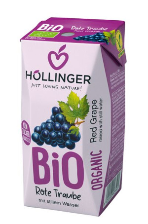 Nektar Z Czerwonych Winogron Bez Dodatku Cukrów Bio 200 Ml - Hollinger