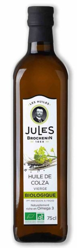 Olej Rzepakowy Virgin Omega-3 Bio 750 Ml - Jules Brochenin
