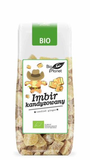 Imbir Kandyzowany Bio 100 G - Bio Planet