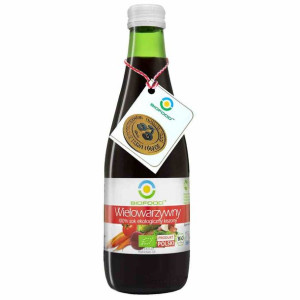 Sok Wielowarzywny Kiszony Nfc Bezglutenowy Bio 300 Ml - Bio Food