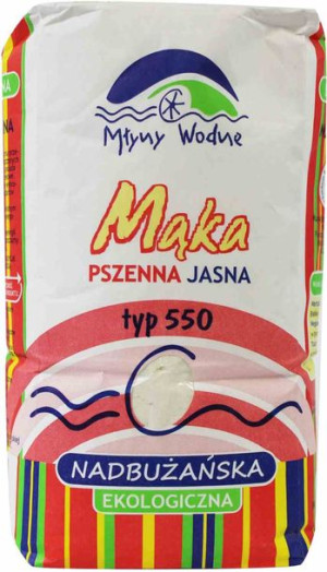 Mąka Pszenna Jasna Nadbużańska Typ 550 Bio 1 Kg - Młyny Wodne (eko Oaza)