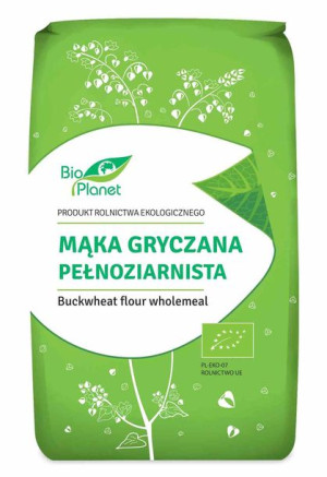 Mąka Gryczana Pełnoziarnista Bio 500 G - Bio Planet