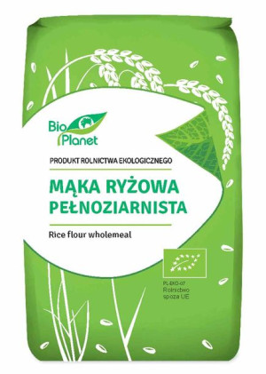 Mąka Ryżowa Pełnoziarnista Bio 500 G - Bio Planet