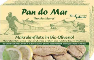 Makrela Filety W Bio Oliwie Z Oliwek Extra Virgin 120 G (90 G) - Pan Do Mar
