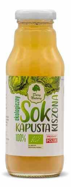 Sok Z Kapusty Kiszonej Bio 270 Ml - Dary Natury
