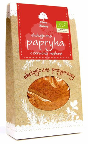 Papryka Czerwona Słodka Mielona Bio 50 G - Dary Natury