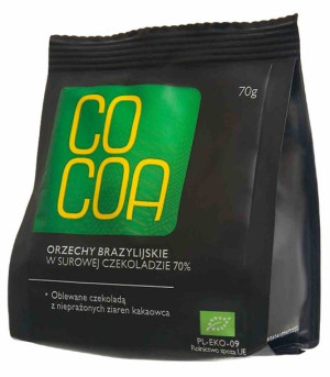 Orzechy Brazylijskie W Surowej Czekoladzie Bio 70 G - Cocoa