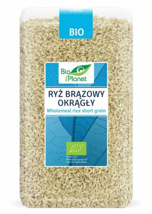 Ryż Brązowy Okrągły Bio 1 Kg - Bio Planet
