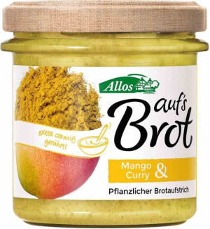 Pasta Kremowa Z Mango I Curry Bezglutenowa Bio 140 G - Allos