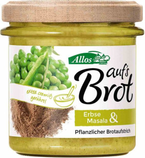 Pasta Kremowa Z Groszkiem I Masala Bezglutenowa Bio 140 G - Allos